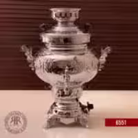 BH بی اچ   سماور 6 لیتری قلم کاری نقره ای  BH-6551