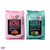 دستمال مرطوب نینو (Nino) مدل Common Fig بسته 27 عددی به همراه دستمال مرطوب نینو مدل Double Hydra بسته 27 عددی