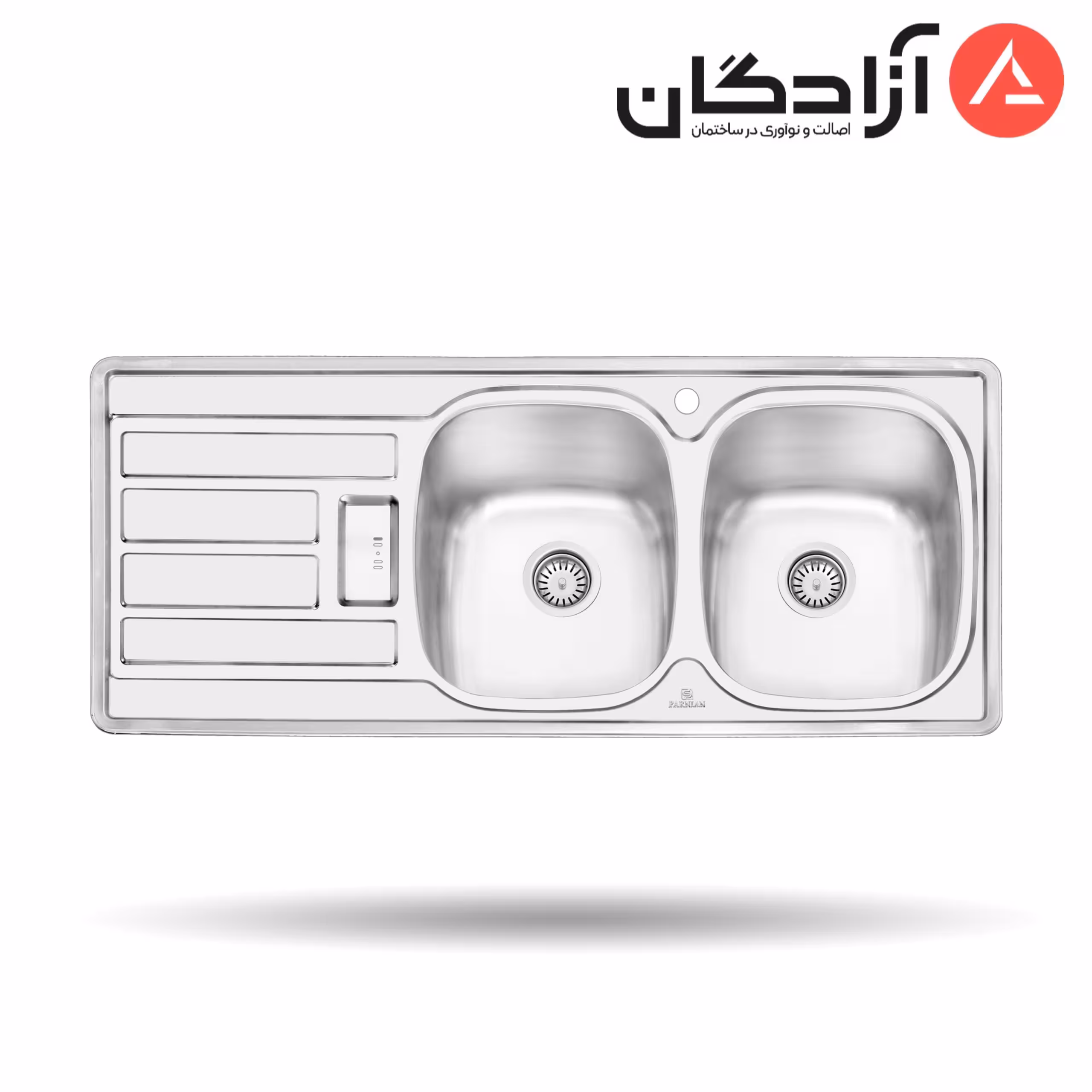 سینک فانتزی توکار پرنیان استیل PS1201