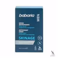 سرم صورت روشن کننده و ضدچروک مردانه باباریا BABARIA مدل Skinage حجم 30 میل