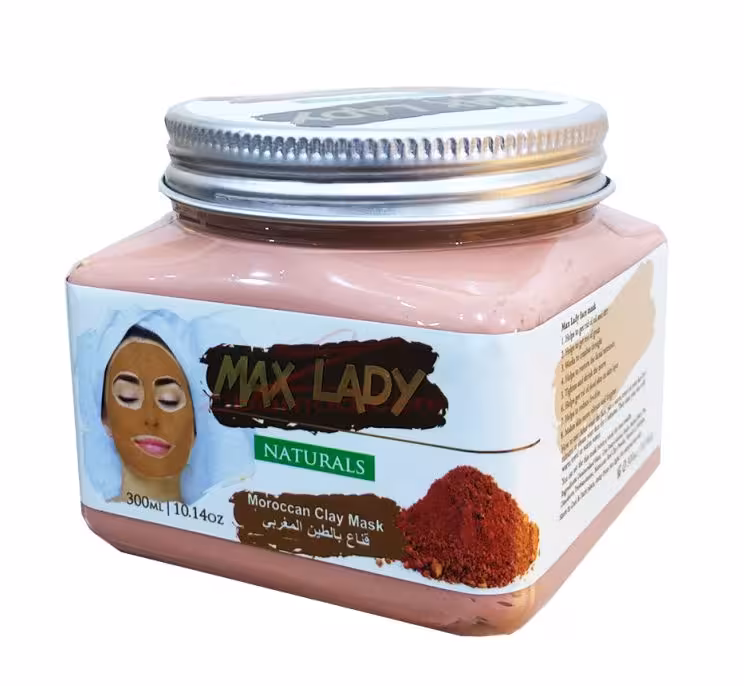 ماسک صورت گچی مکس لیدی مدل خاک رس _ حجم 300 میلی لیتر