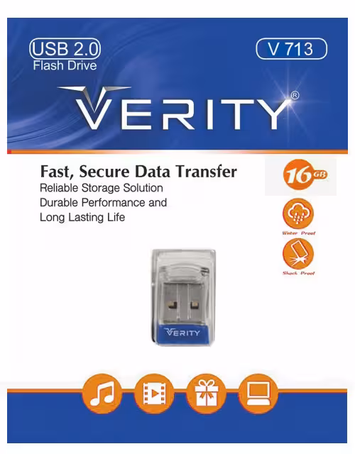 فلش مموری وریتی مدل V713 ظرفیت 16 گیگابایت
