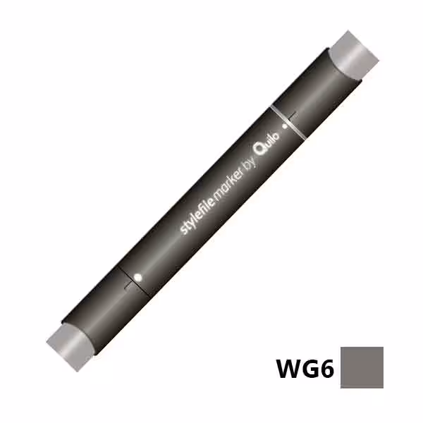 ماژیک راندو دوسر کوییلو کد WG6 مدل Stylefile (رنگ warm grey 6)