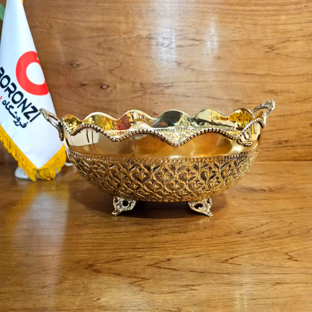 کشکول قلم زنی اعلا برنجی وارداتی