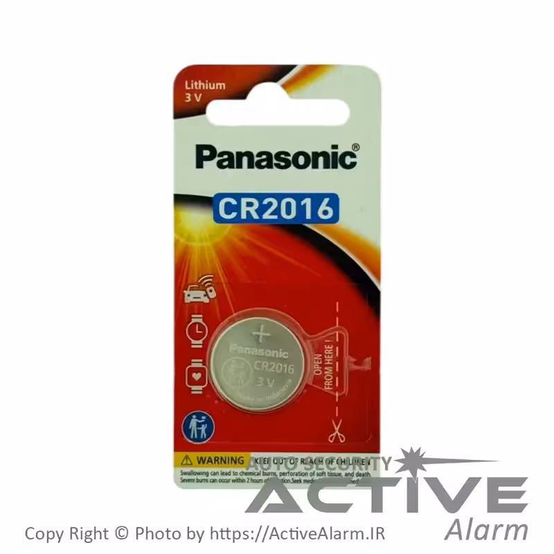 قیمت باطری سکه‌ای پاناسونیک مدل CR2016 لیتیوم 3 ولت تکی