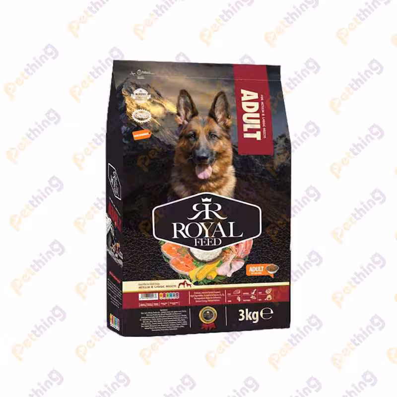 غذای خشک سگ بالغ نژاد متوسط و بزرگ رویال فید - فله ای