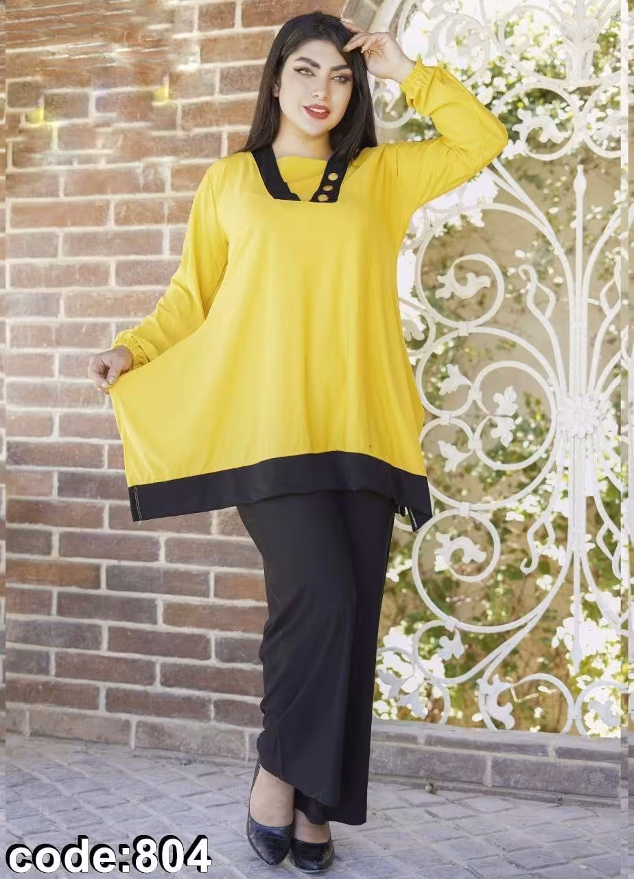 تونیک شلوار زنانه 3دگمه