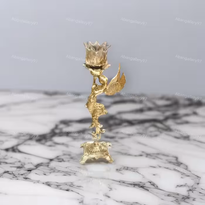 جا شمعی برنجی