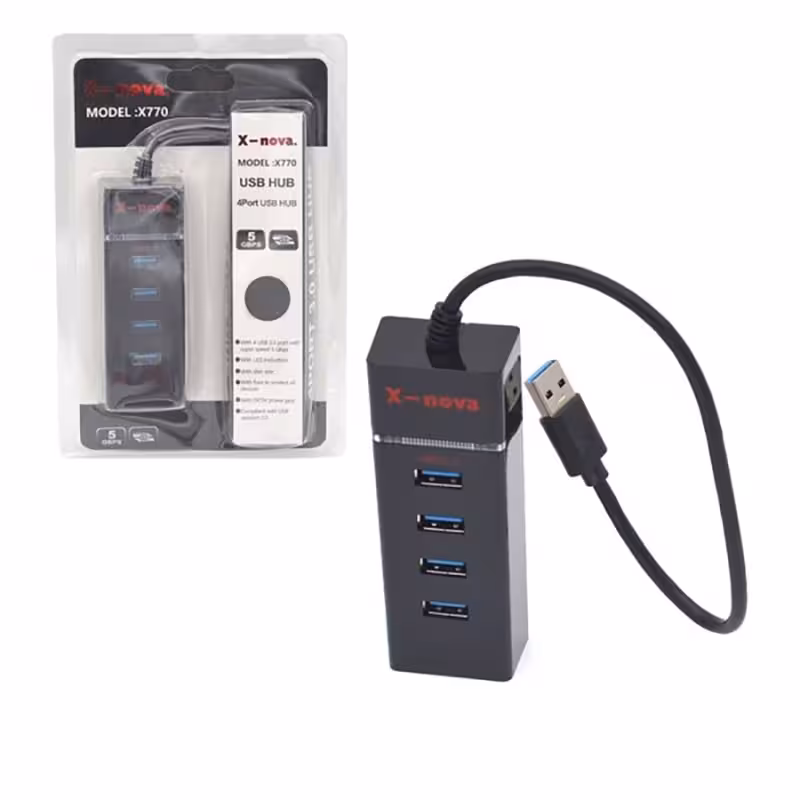 هاب 4 پورت X-NOVA X770 – USB 3.0