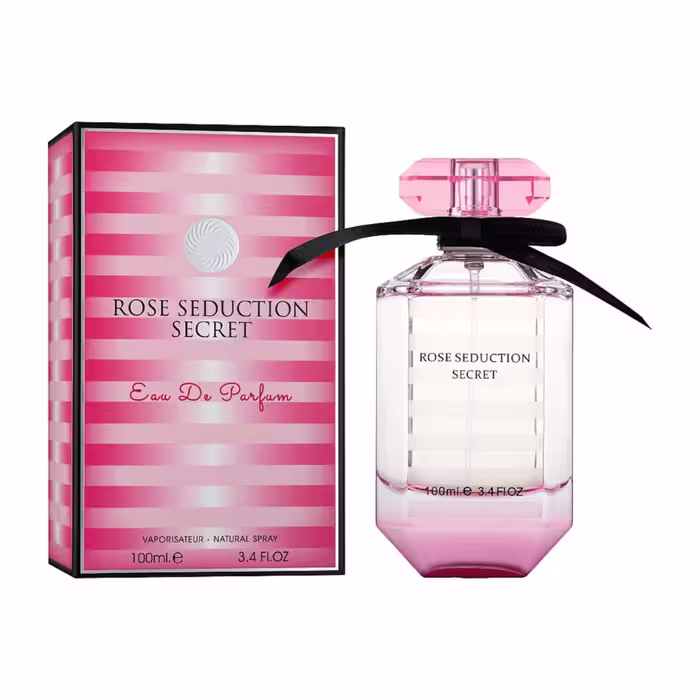 عطر ادکلن زنانه ویکتوریا سکرت بامب شل فراگرنس ورد رز سداکشن سکرت (Fragrance Rose Seduction Secret)
