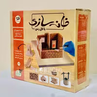 خانه سازی با گل رس و ابزار حرفه ای