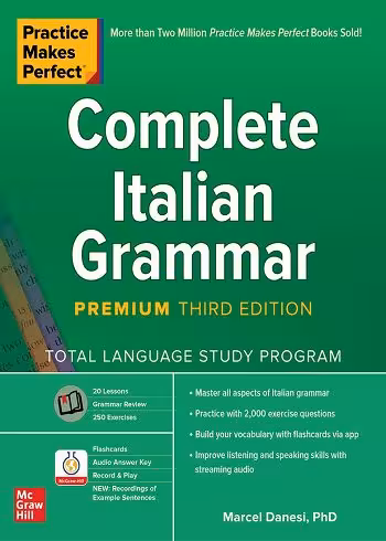 کتاب Complete Italian Grammar گرامر کامل ایتالیایی