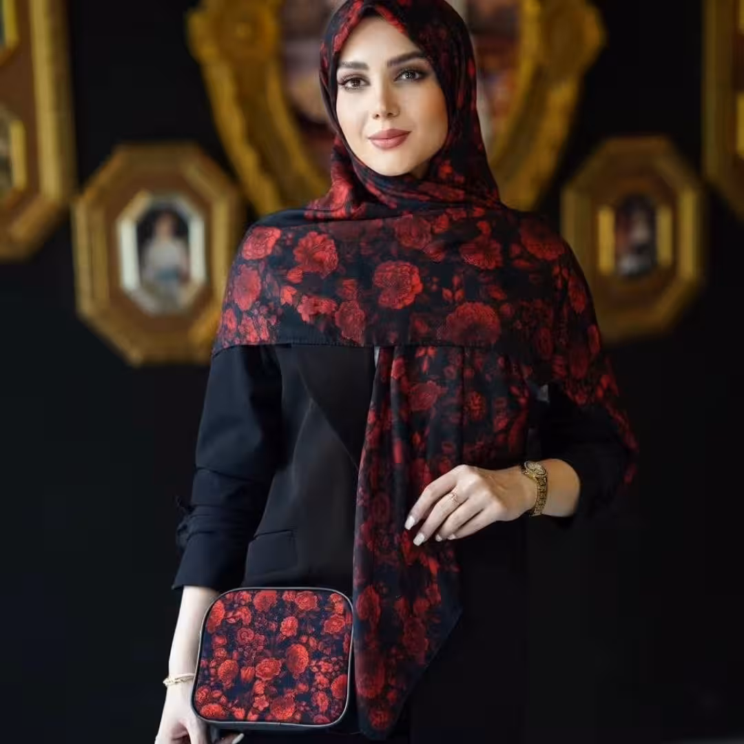 ست کیف و روسری مدل مشکات