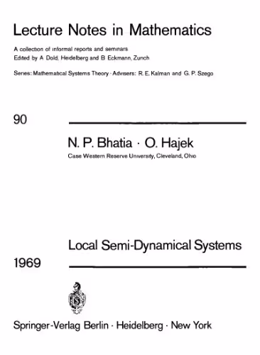خرید و دانلود نسخه کامل کتاب Local Semi-Dynamical Systems