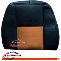روکش صندلی آمیکو آسنا دنده چرم رنگ مشکی مارون