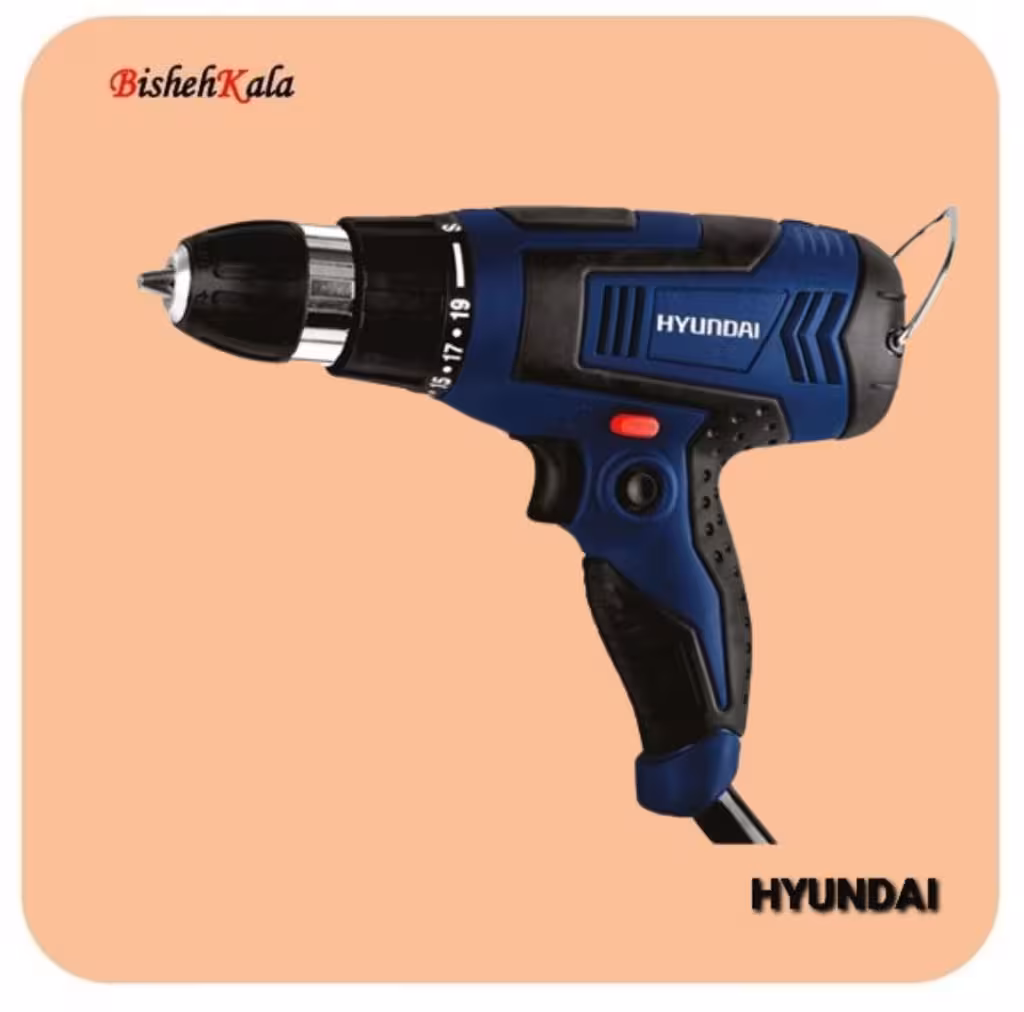 پیچ گوشتی برقی 230 وات تک سرعته اتوماتیک HYUNDAI هیوندای مدل HP231 – DD کد(3)