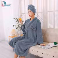 حوله تن پوش پولیشی دوتکه TIME رنگ طوسی