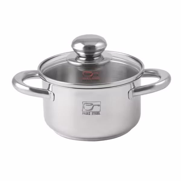 قابلمه استیل پارس استیل سایز 16 (کف سه لایه)