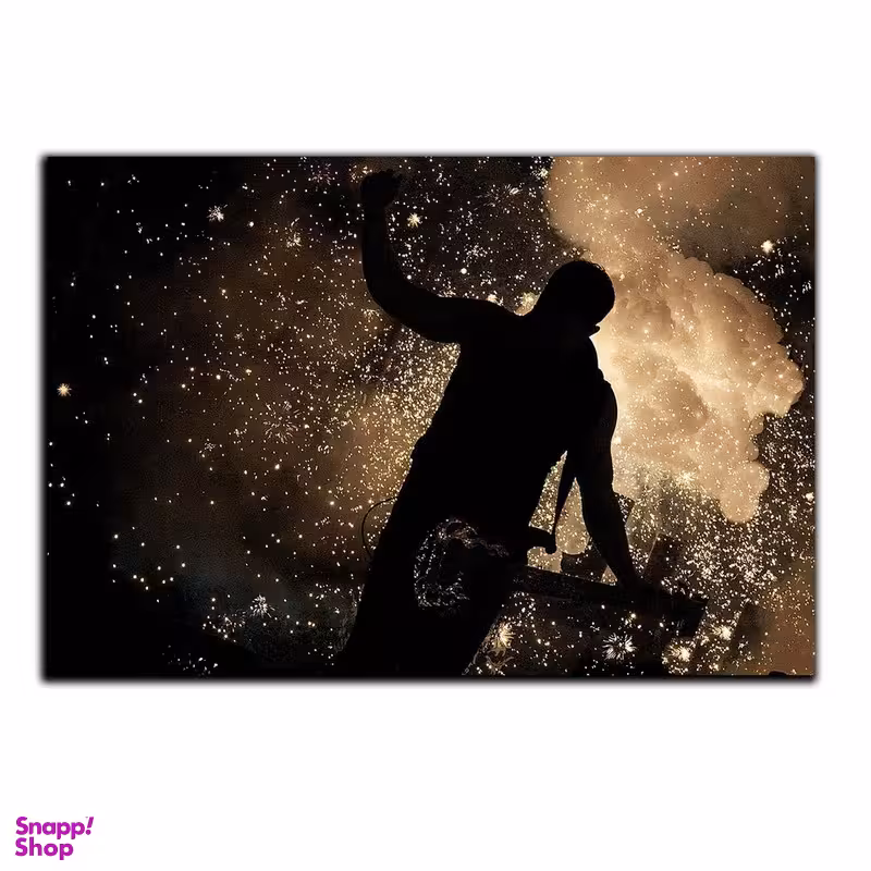 تابلو شاسی بکلیت طرح نوازنده گیتار الکتریک مدل SH-5772