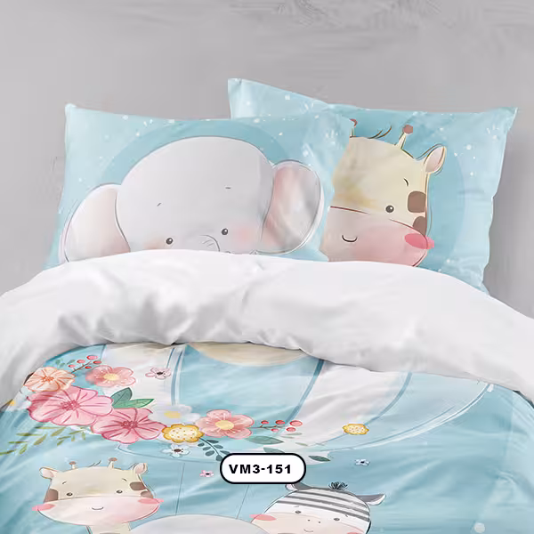 ست روتختی دخترانه دستیکور مدل بالن VM3-151