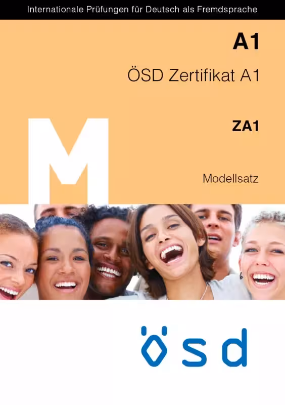 ام او اس دی A1 | کتاب آزمون آلمانی M OSD Zertifikat A1-Modellsatz ZA1