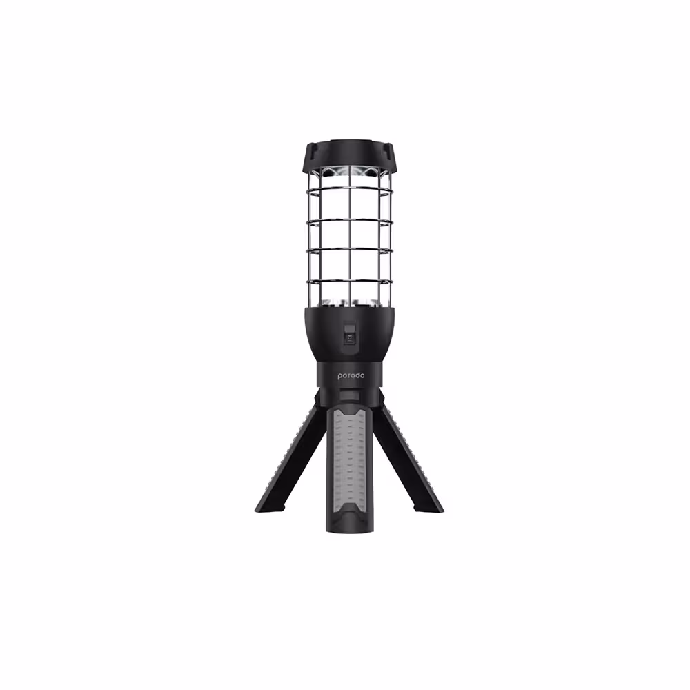 چراغ پایه دار پرودو Porodo Outdoor Tripod Lamp PD-LSTRILMP