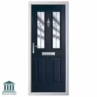 درب کلاسیک ورودی منزل طرح انکلیسی کد 1580