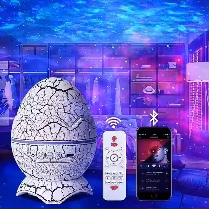 شبخواب کهکشانی چراخ خواب و اسپیکر کهکشانی تخم اژدها نور عالی