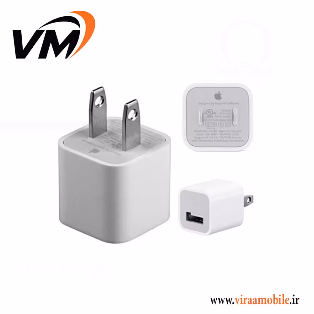 آداپتور 2 پین اصلی آیفون iPhone