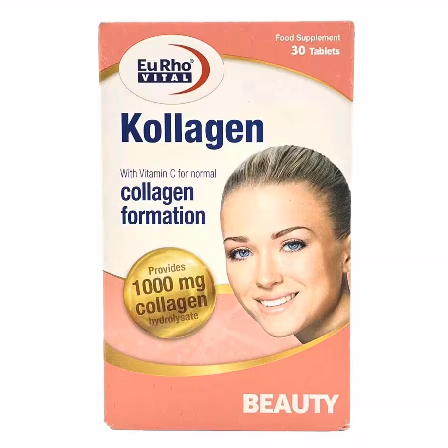 قرص کلاژن 1000 میلی‌گرم یوروویتال | EuroVital Collagen 1000mg Tablets