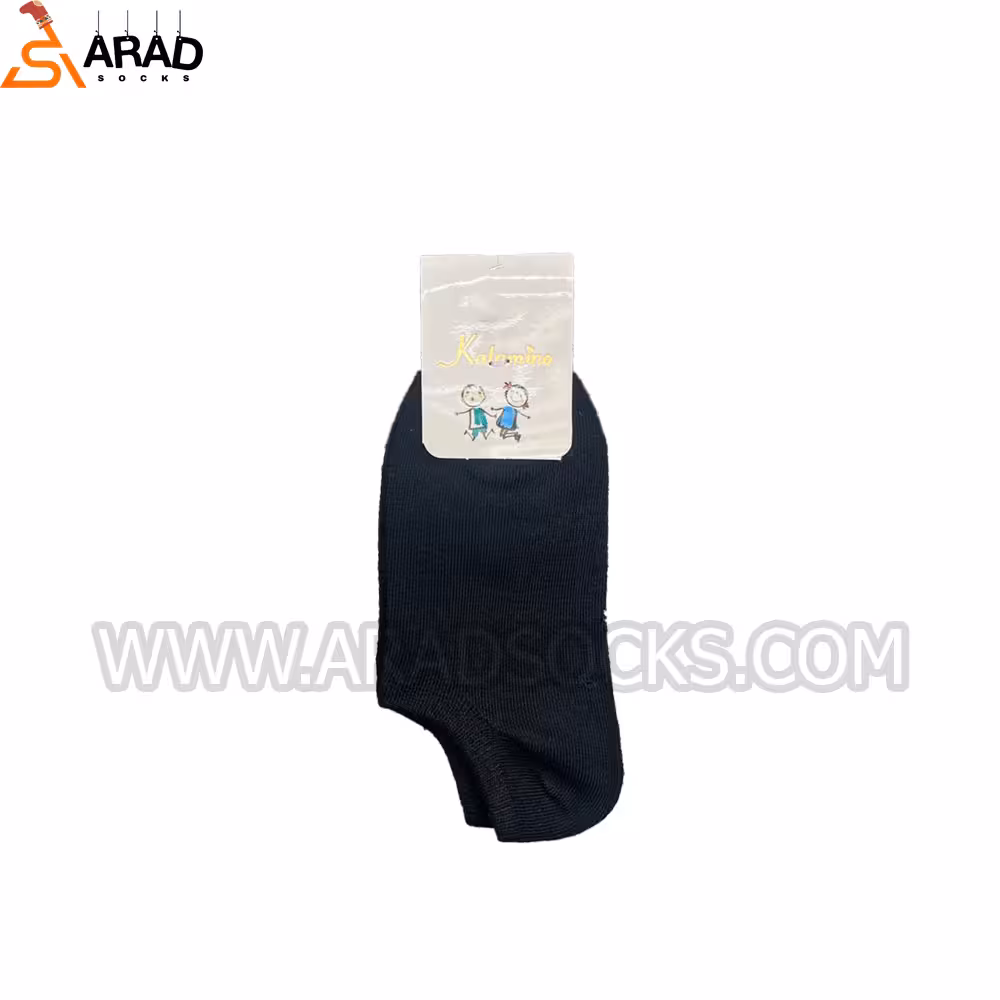 جوراب بچگانه مشکی ساده