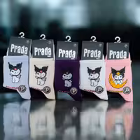 جوراب نیم ساق کش انگلیسی پنبه بسته ده تایی کد 4