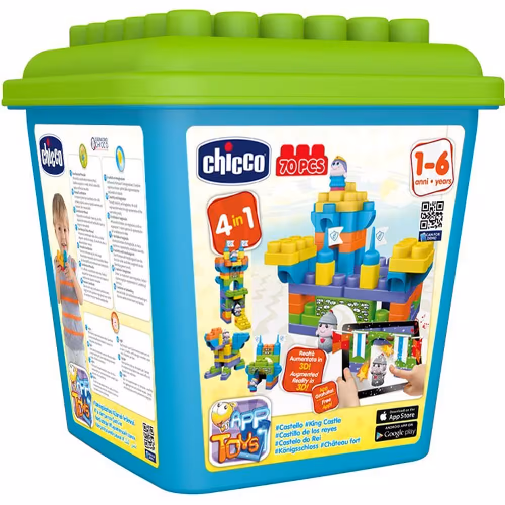 بلوک‌های ساختنی قلعه Chicco 43823