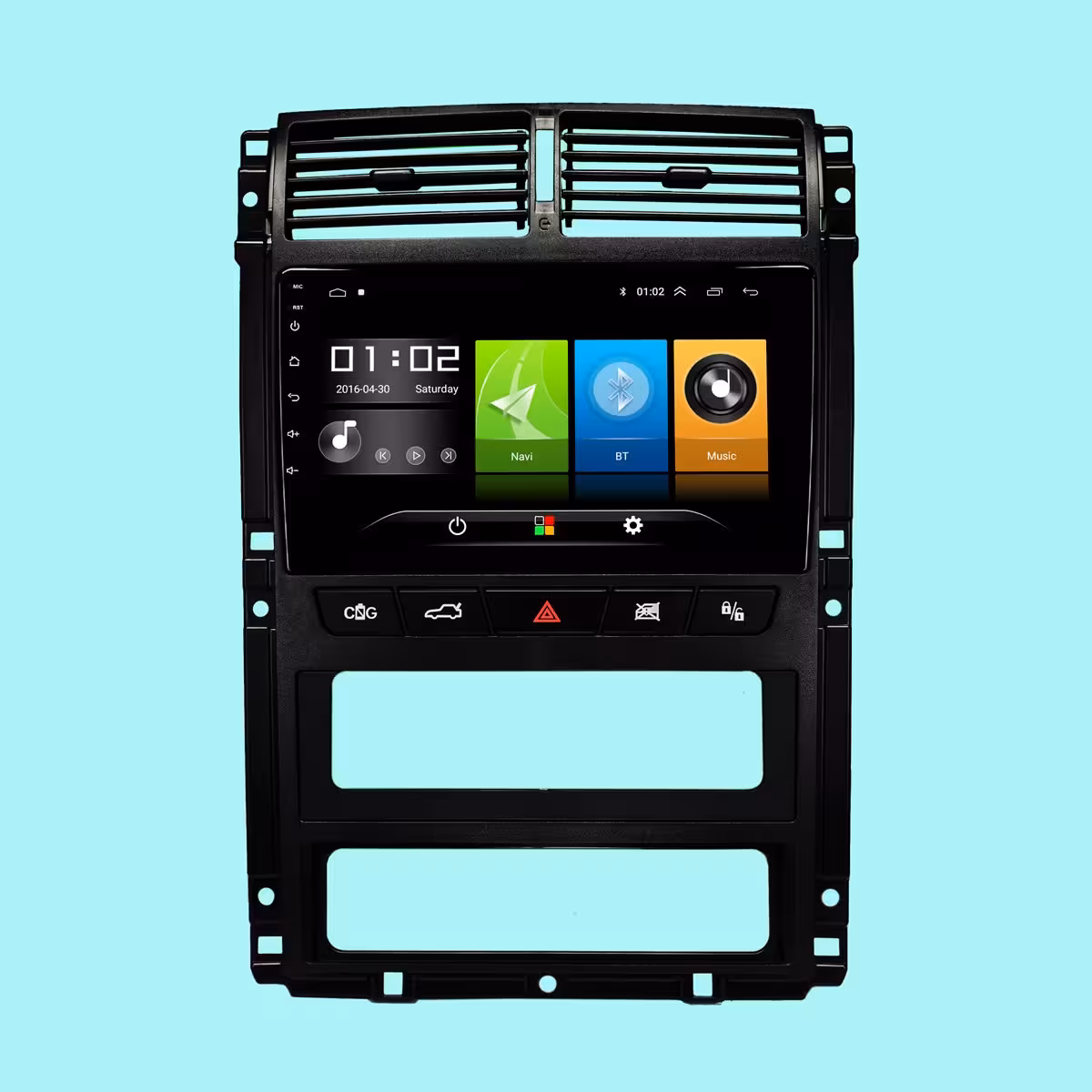 مانیتور تصویری خودرو- مولتی مدیا مدل MTK مناسب برای خودرو 405 - آریسان