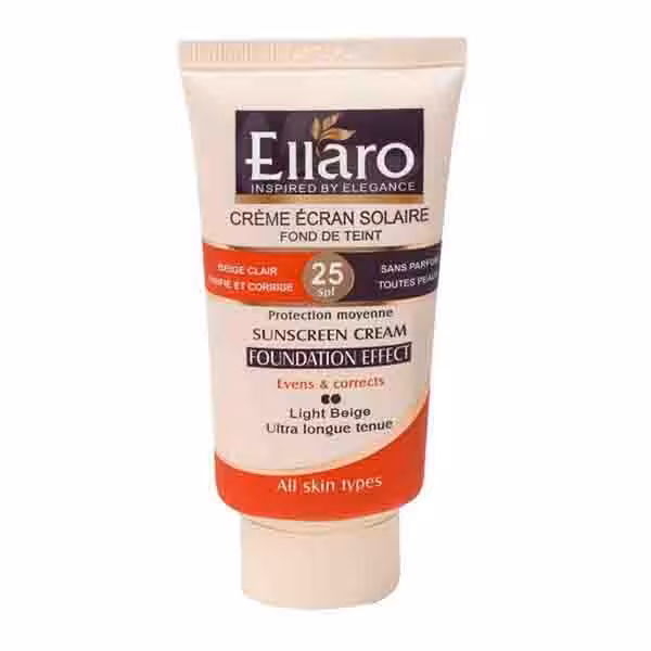 کرم ضد آفتاب الارو کرم پودری بژ روشن SPF25