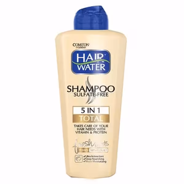 شامپو بدون سولفات توتال 5 در 1 هیرواتر کامان