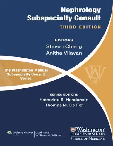 خرید و دانلود نسخه کامل کتاب The Washington Manual® Nephrology Subspecialty Consult
