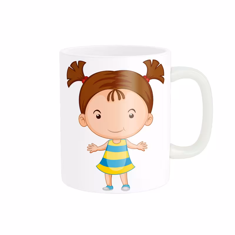 ماگ زیگورات مدل دختر کوچولو کد 2680
