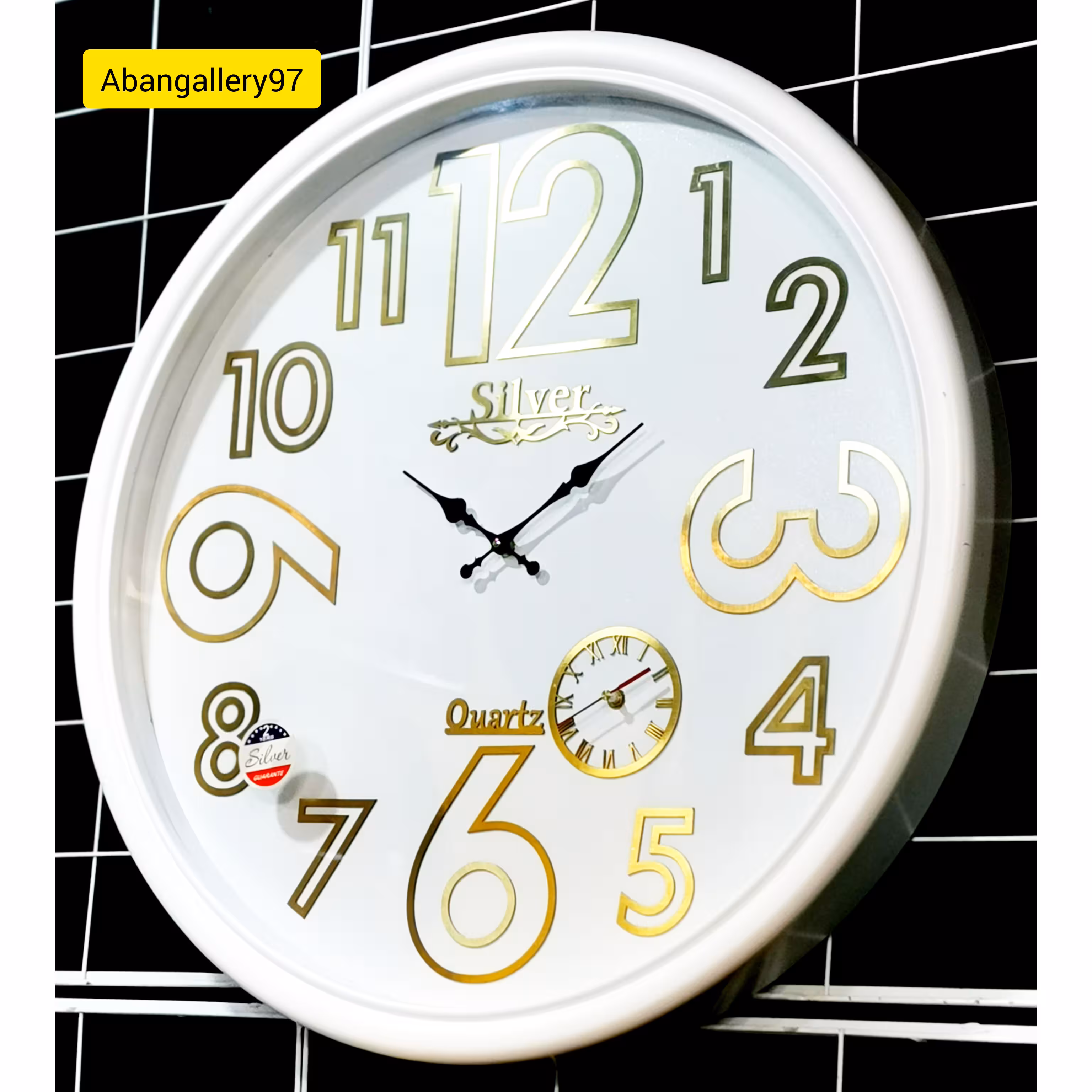 ساعت دیواری دو زمانه درجه1