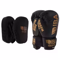 دستکش بوکس گرین هیل مدل آیبا به همراه میت رزمی بسته 3 عددی