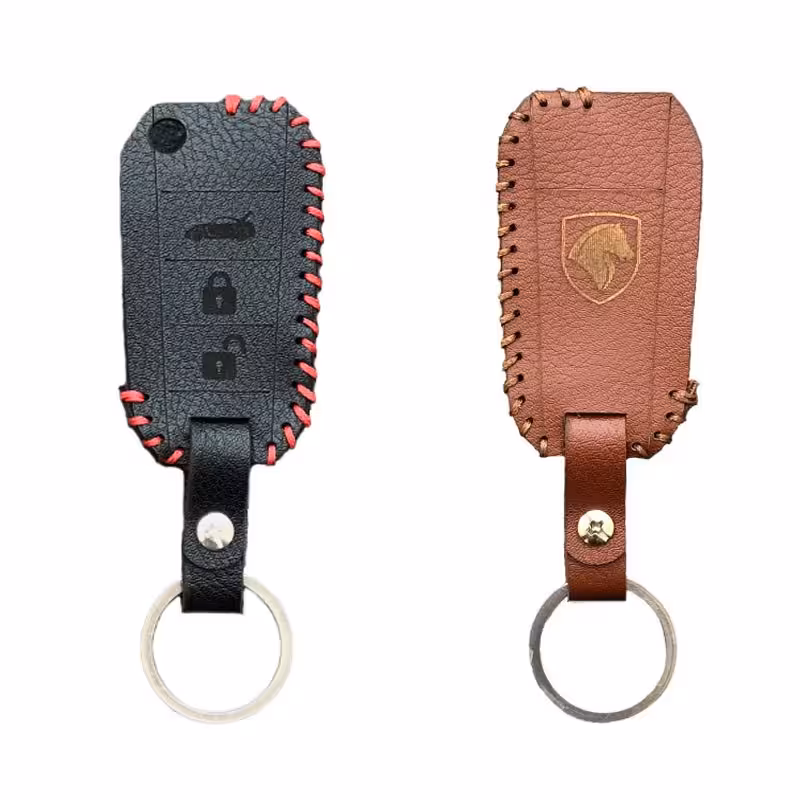  جاسوئیچی چرمی تارا دنده دستی (تاشو) لاکچری چرم