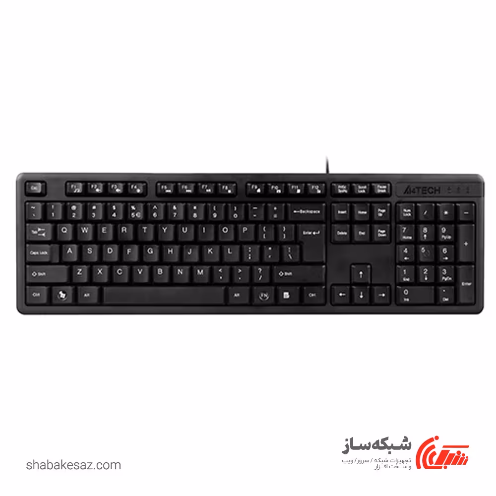 قیمت و خرید کیبورد ای فورتک باسیم A4tech KK-3 - شبکه ساز