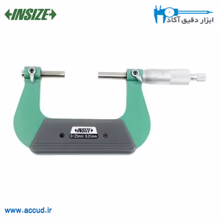 میکرومتر خارج سنج مخصوص گام پیچ 25-0 میلی متر INSIZE (اینسایز) مدل 3291-25