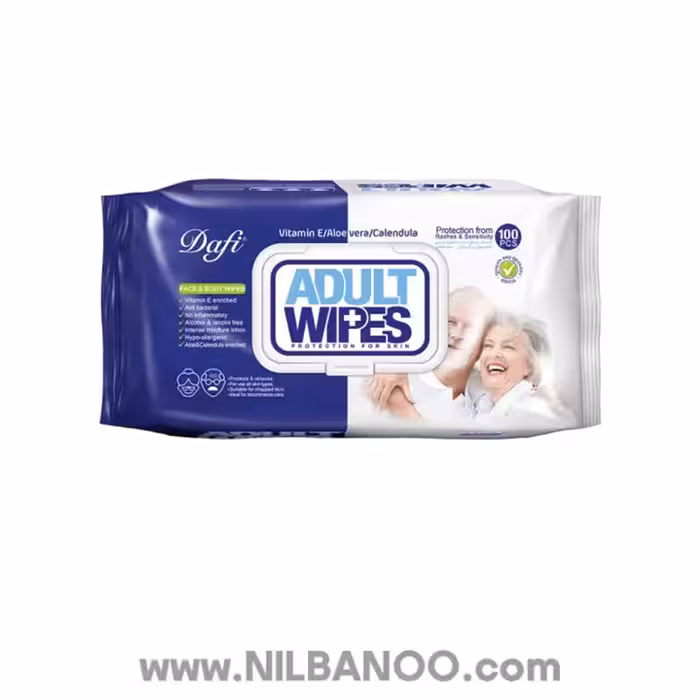 دستمال مرطوب بزرگسالان دافی مدل ADULT WIPES