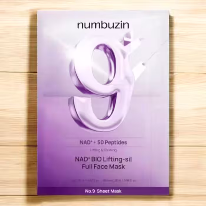 ماسک ورقه ای لیفت و درخشان کننده پوست نامبوزین Numbuzin مدل NAD    50 Peptides تکی