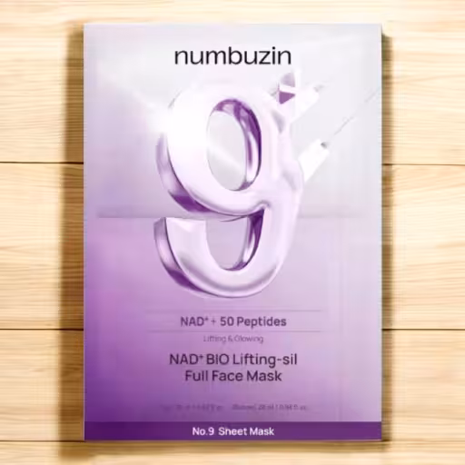 ماسک ورقه ای لیفت و درخشان کننده پوست نامبوزین Numbuzin مدل NAD    50 Peptides تکی
