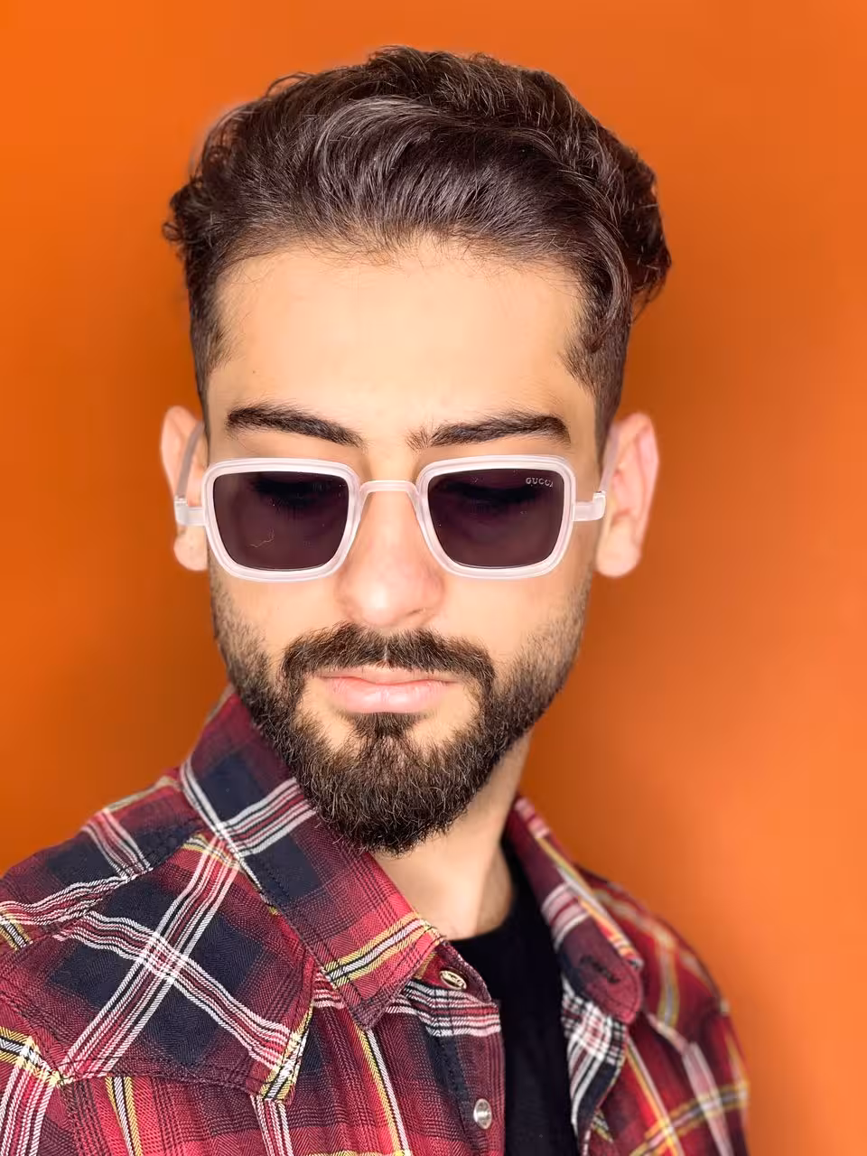 عینک افتابی TV سفید – مشکی اورجینال