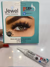 چسب مژه 7 گرمی مشکی مدل GE-1504B جول Jewel
