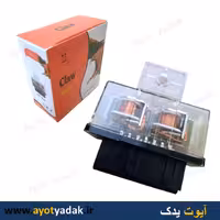 رله دوبل شیشه ای  وارداتی درجه یک برند کلاو- ارسال رایگان-گارانتی شش ماه-قیمت عمده
