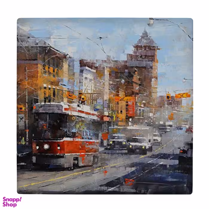 زیر لیوانی طرح نقاشی تراموا کد 3414925_1032